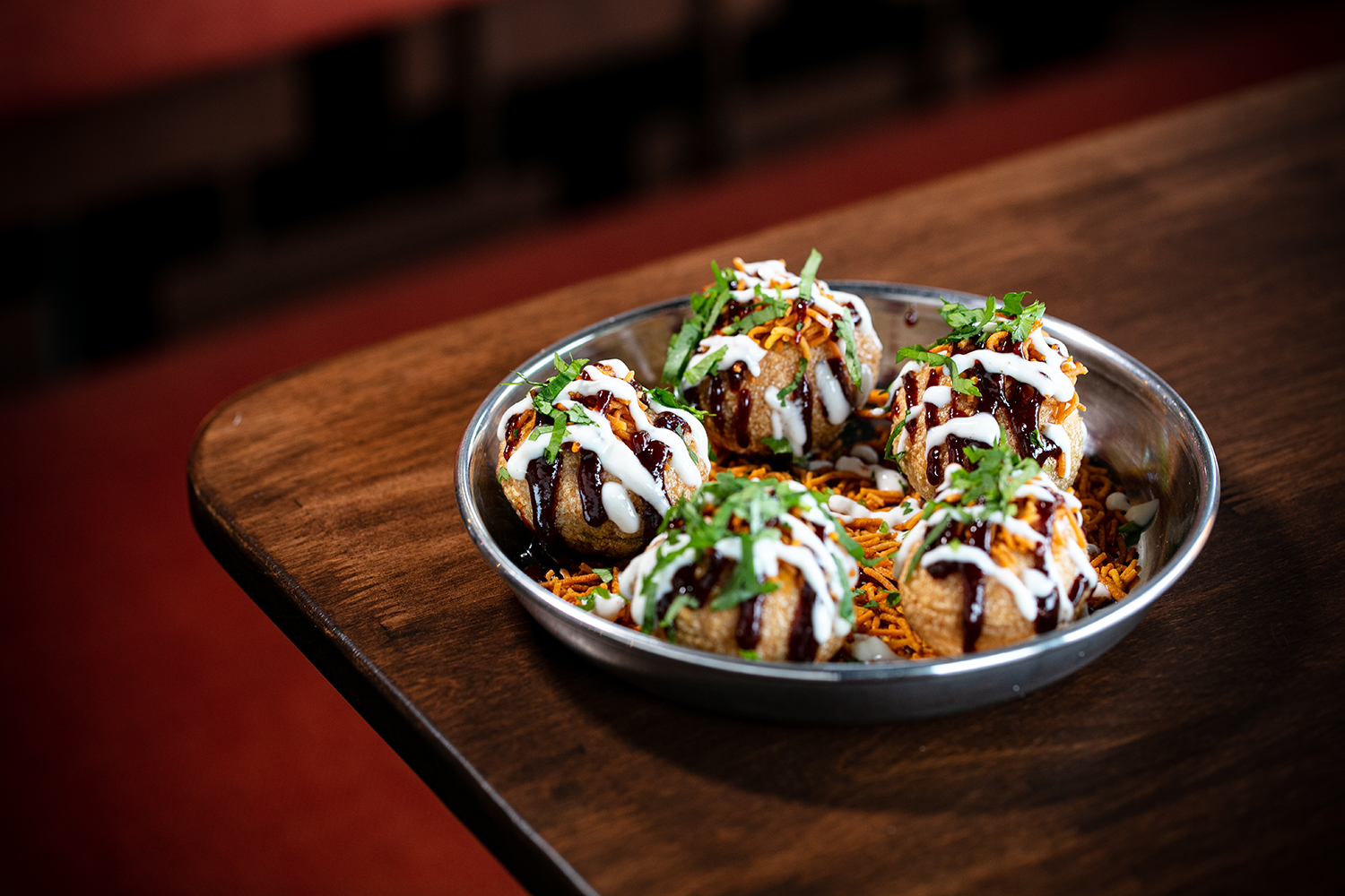 The dahi puri. Photo / Babiche Martens