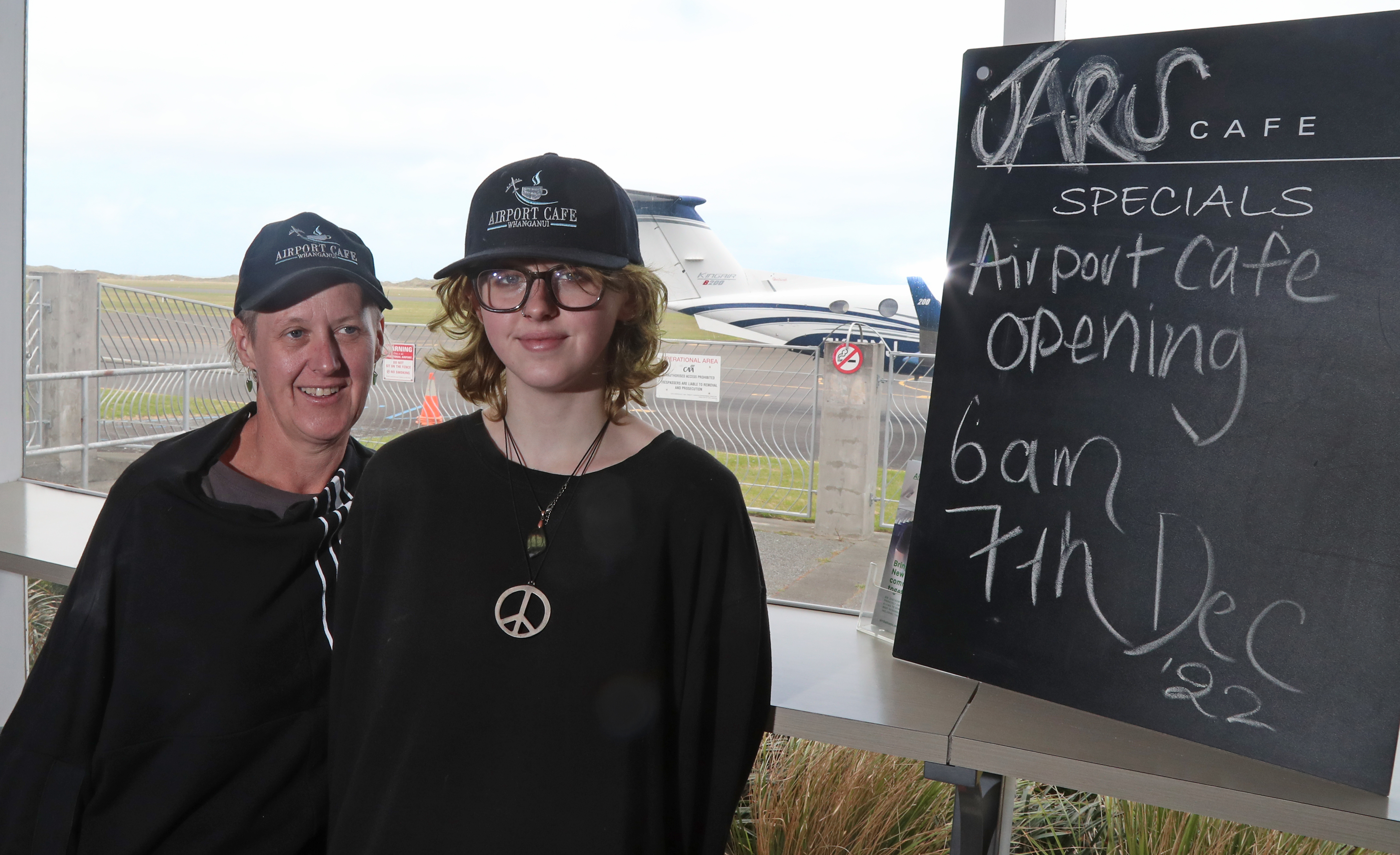 Loulou Krebs (left) and Lola Mackie will be behind the counter at Café JARS from early Wednesday morning. Photo / Bevan Conley