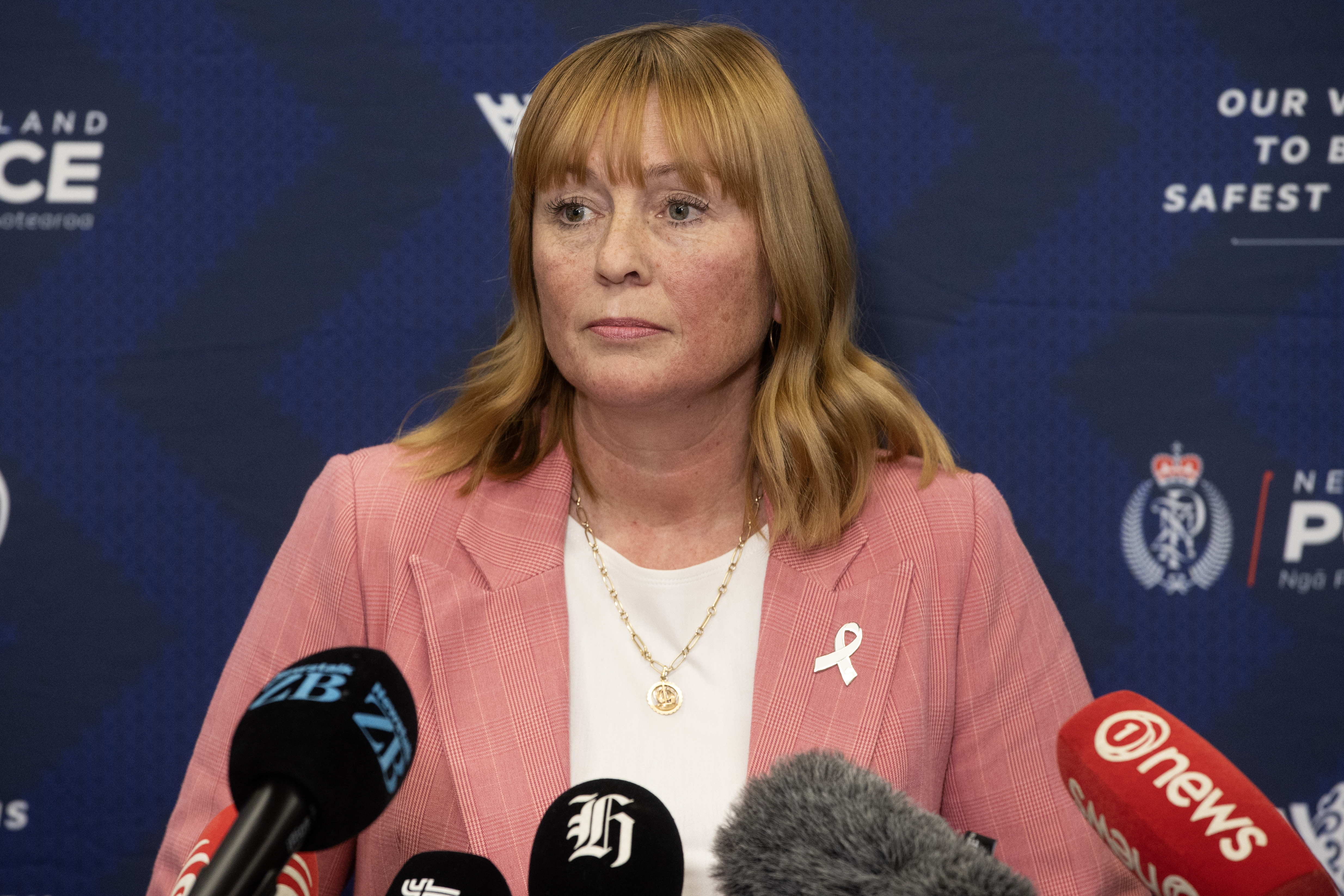 Detective Inspector Nicola Reeves discusses the disappearance of Christchurch real estate agent Yanfei Bao. Photo / George Heard