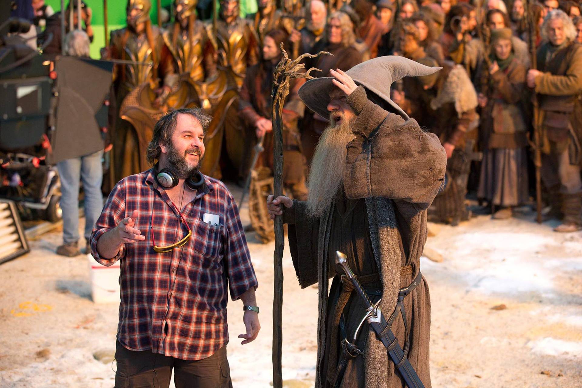 Peter Jackson and Ian McKellen. Photo / Supplied