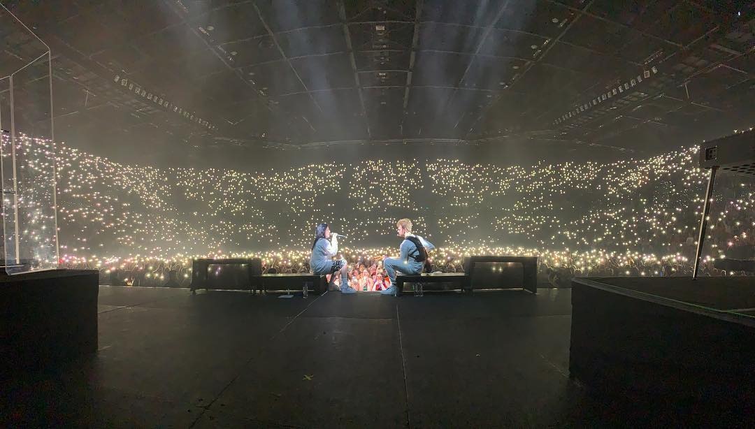 I don't know how to say what I want to say about tonight... just thank you, said the Eilish. Photo / Instagram 