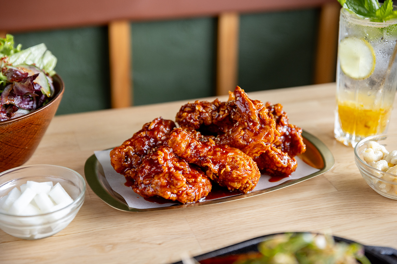 The sweet chilli fried chicken. Photo / Babiche Martens