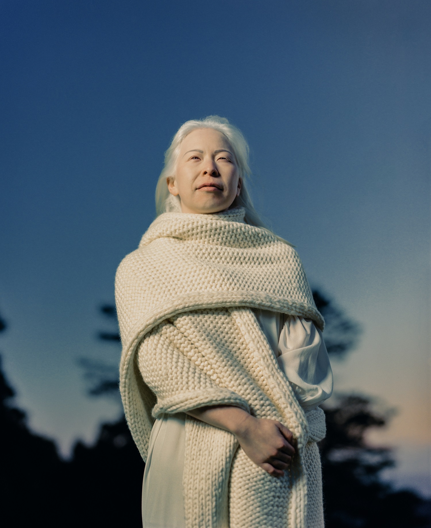 Semi Cho wears Rory William Docherty. Photo / Tom Gould