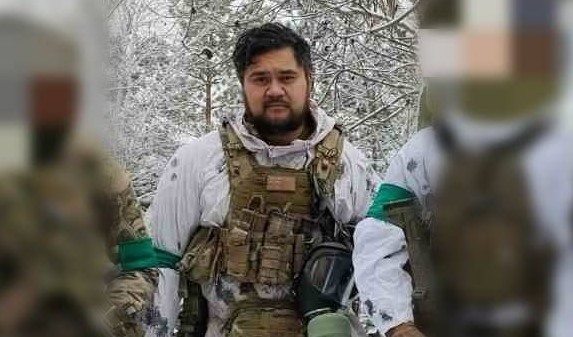 Kane Te Tai fighting in Ukraine.