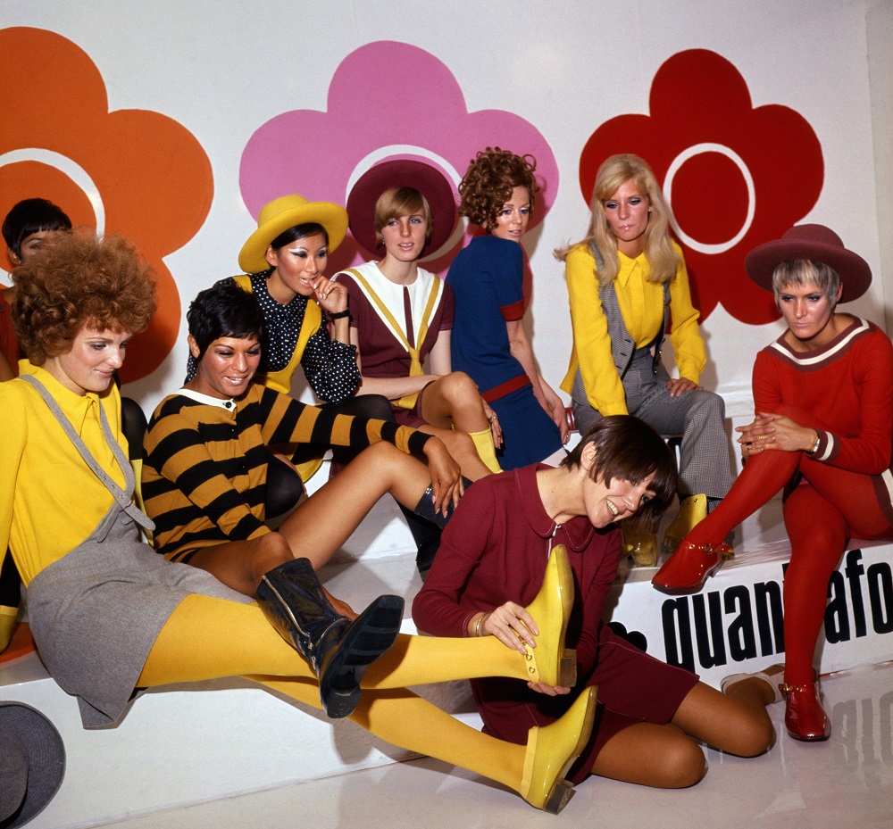 Mary Quant at her footwear launch 1967. Photo / Supplied
