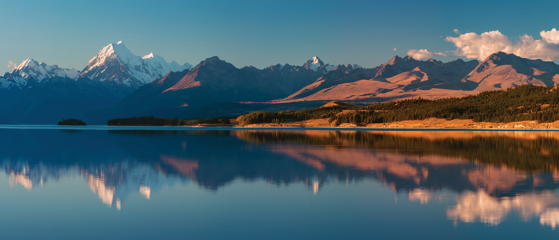 Lake Pūkaki, New Zealand's biggest hydro lake.