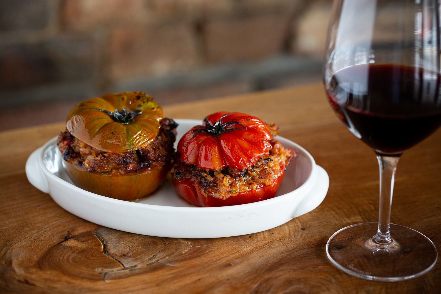 Leslie's mother Noella's tomatoes farcies recipe is a favourite. Photo / Babiche Martens