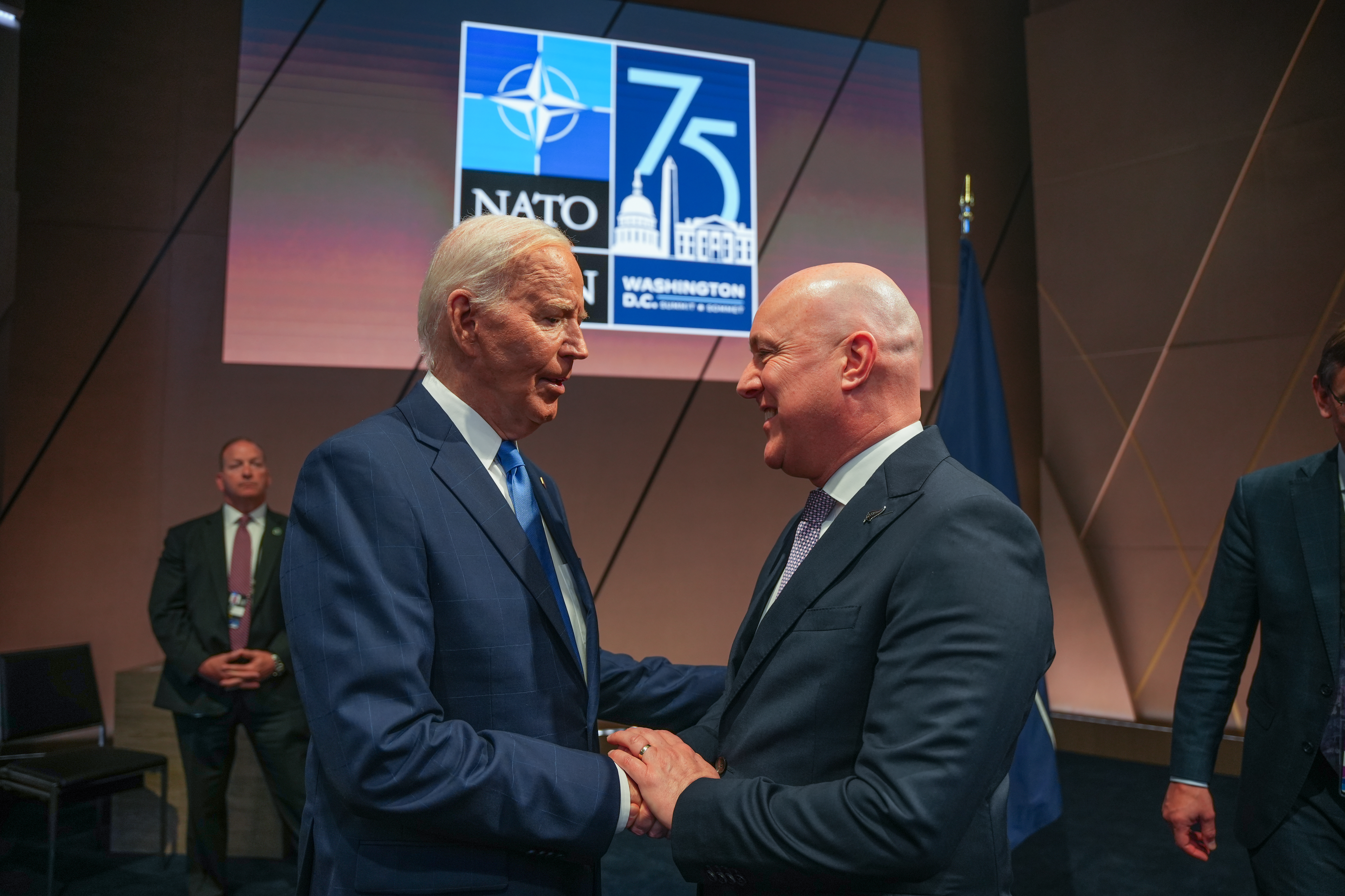 Prime Minister Christopher Luxon (right) claimed US President Joe Biden was mentally sharp during their interactions.