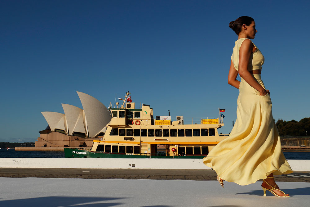 Sunshine and Sydney provided the perfect scene for the Bondi Born show. Photo / Getty Images