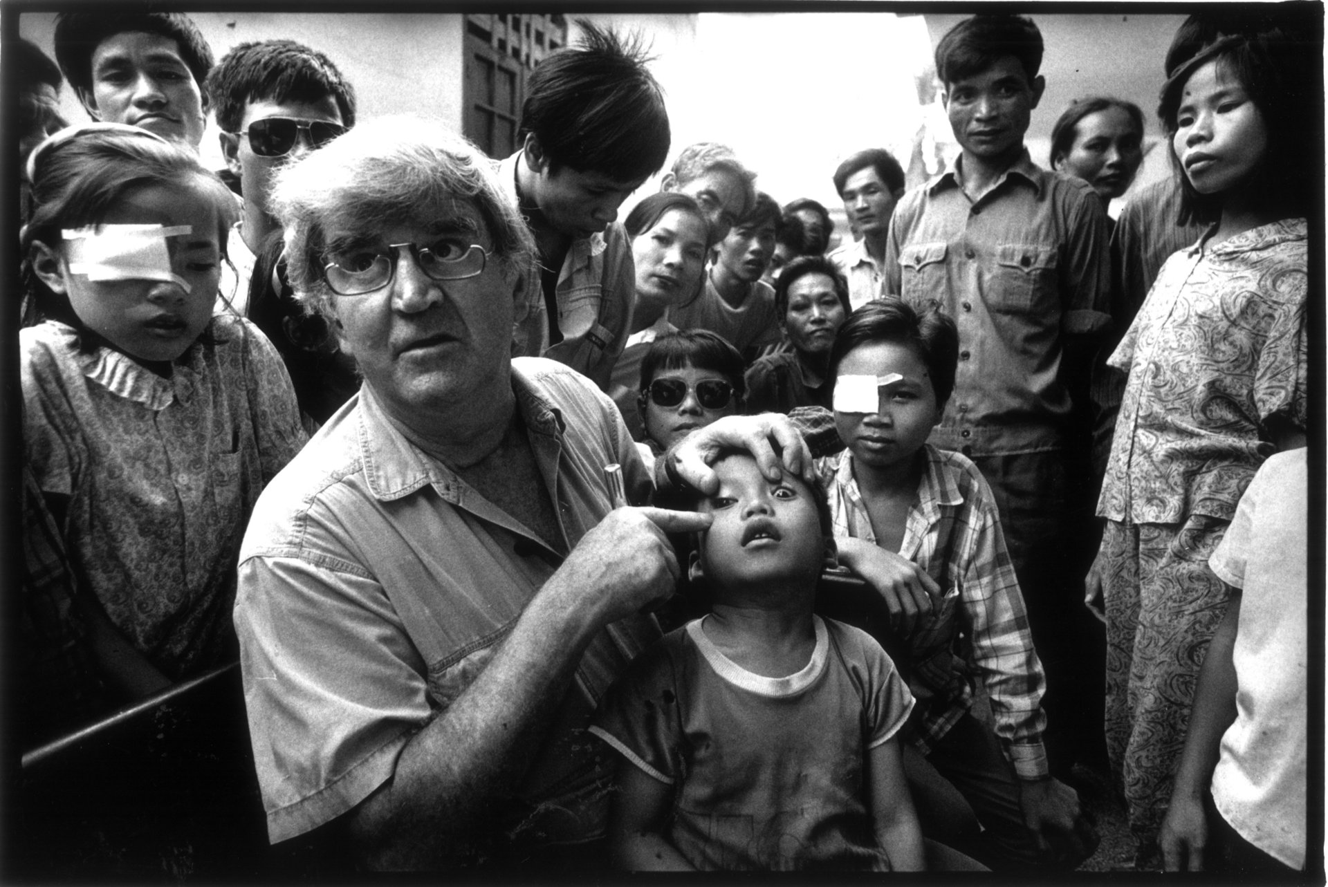 New Zealand-born Australian ophthalmologist, the late Professor Fred Hollows, pictured in Vietnam. Photo / NZ Herald Archives