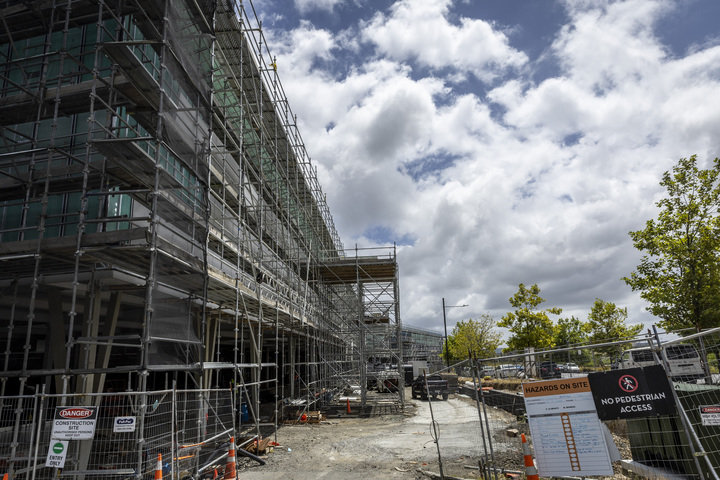 Up close to the new Maki Centre at Westgate, as at January 28, 2025. Photo / Michael Craig