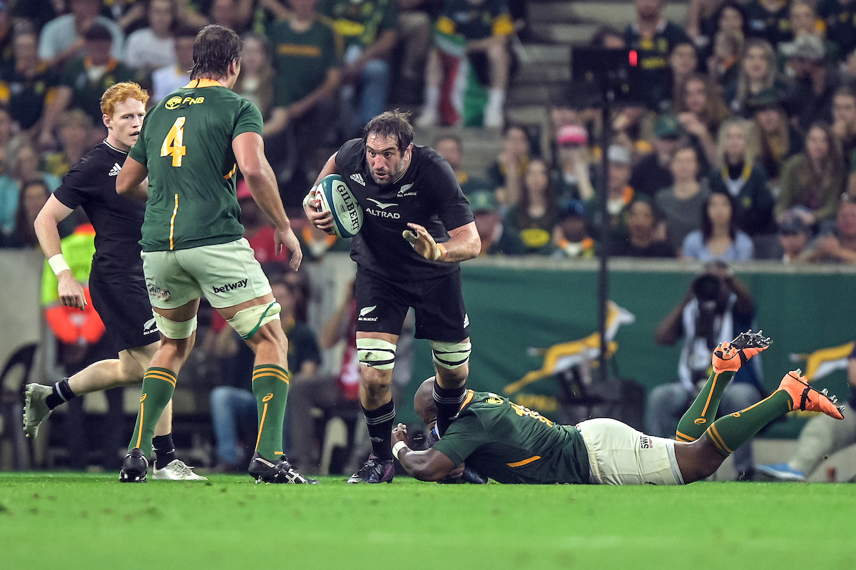 Sam Whitelock in action against the Springboks in 2022. Photosport