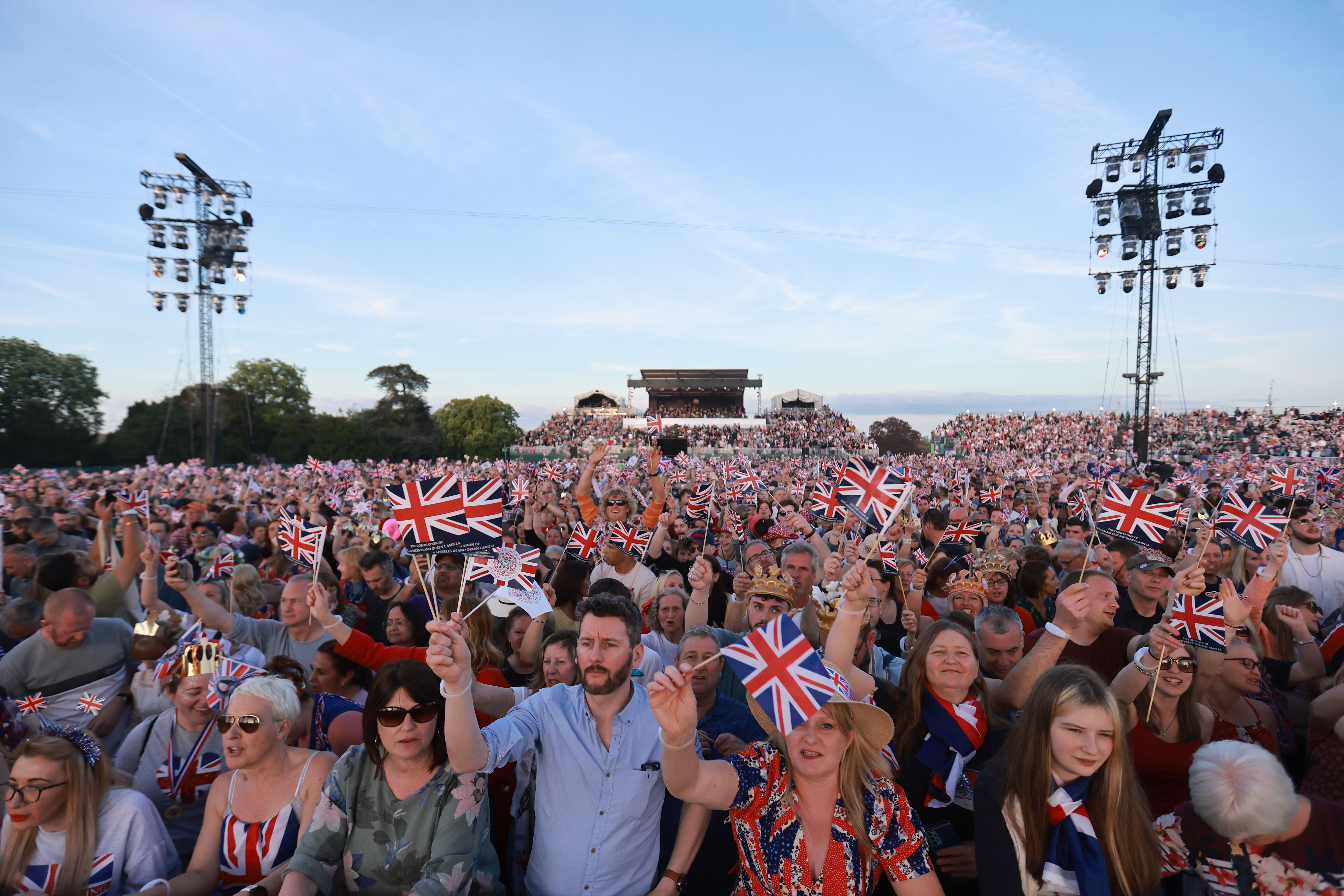 It's expected around 200,000 people are in the crowd. Photo / Getty Images
