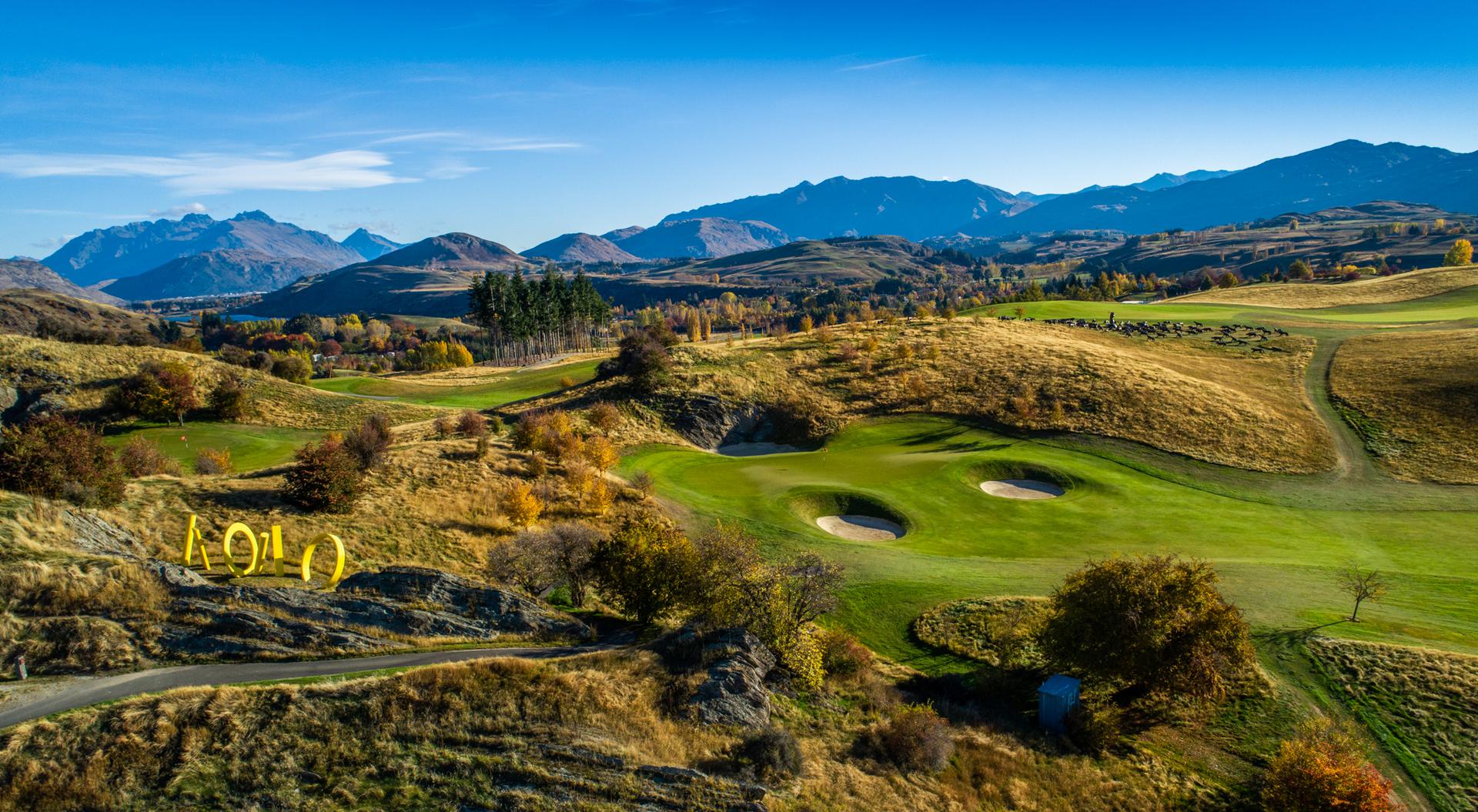 The Hills, Sir Michael Hill's private golf course near Arrowtown.