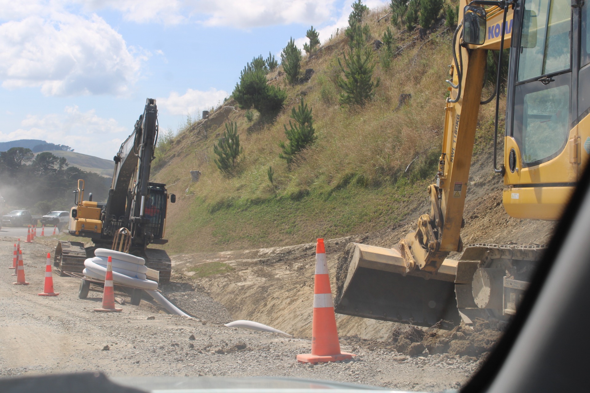 Esdaile Rd realignment. Photo / Dave Murdoch