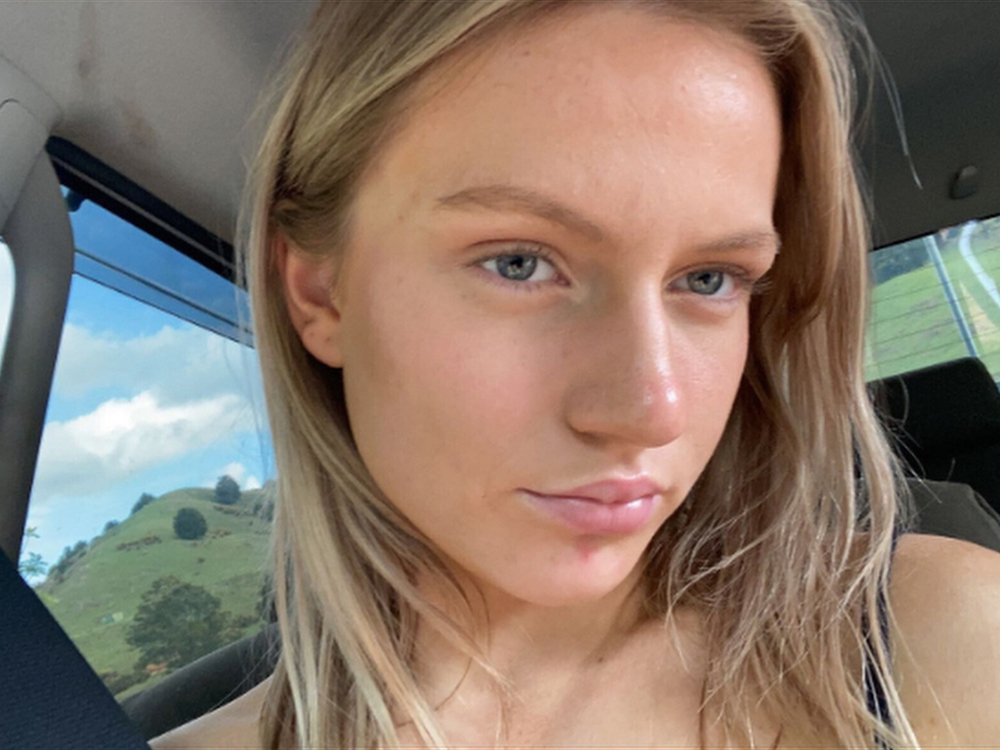Ashley Wickman, 18, who was found dead after a midnight swim at Uretiti Beach in Northland.