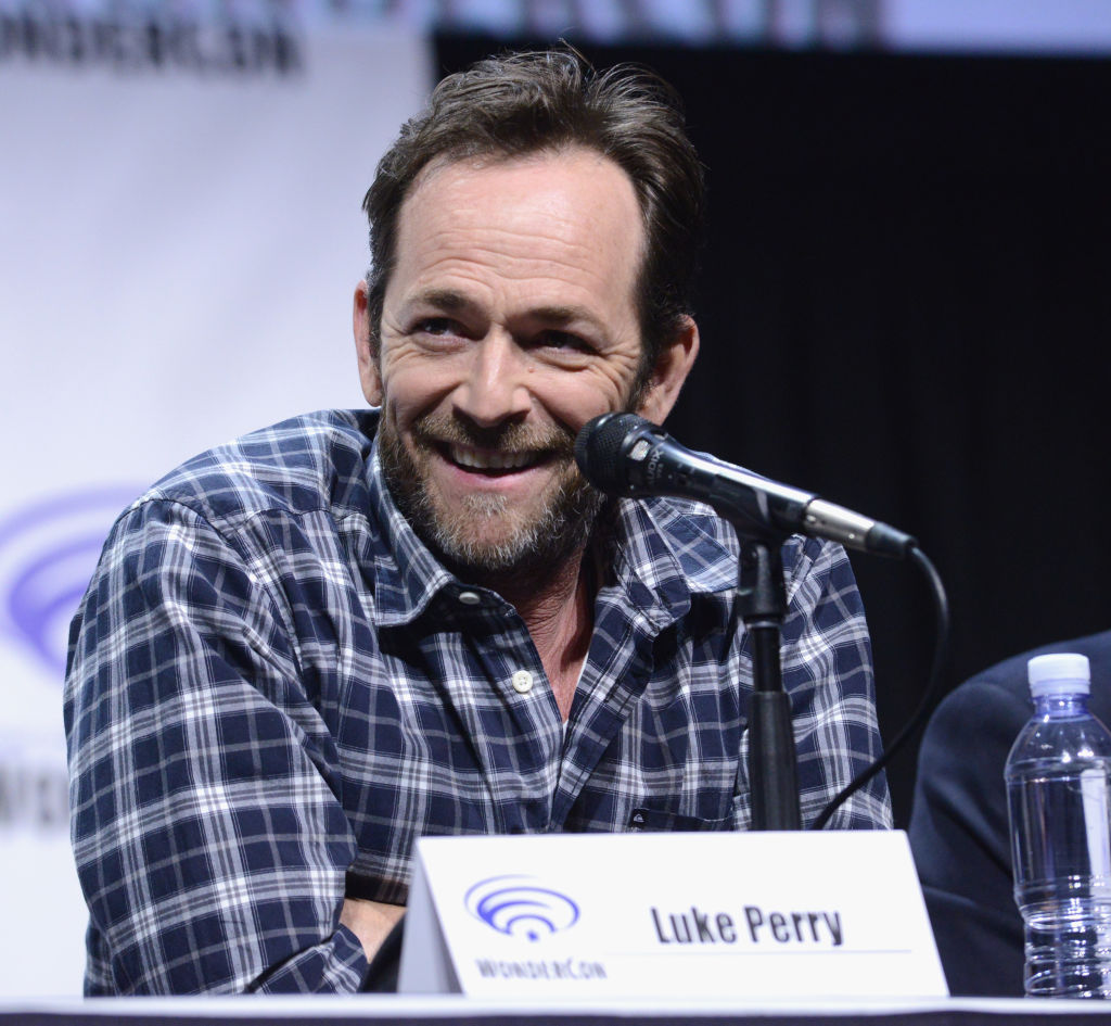 Actor Luke Perry on the 'Riverdale' panel. Photo / Getty