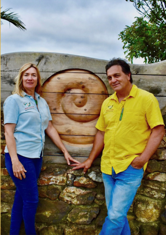 Jane and Darren Rippingale from Waiheke Island's Big Aroha Tours. Photo / Supplied