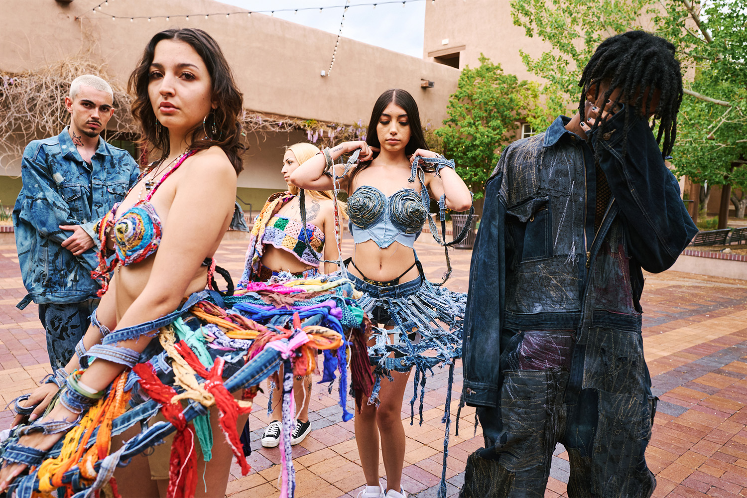 Looks from Products Of My Environment. Photo / Simbarashe Cha for The New York Times