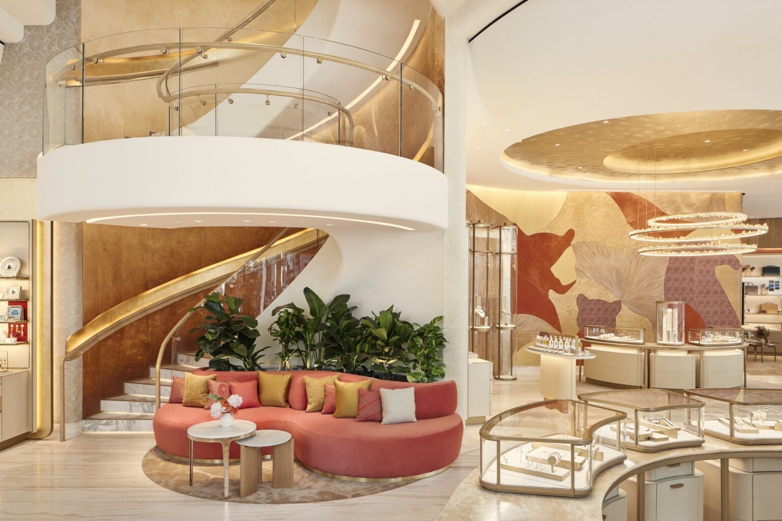 Inside the Cartier Oceania flagship at 388 George Street.