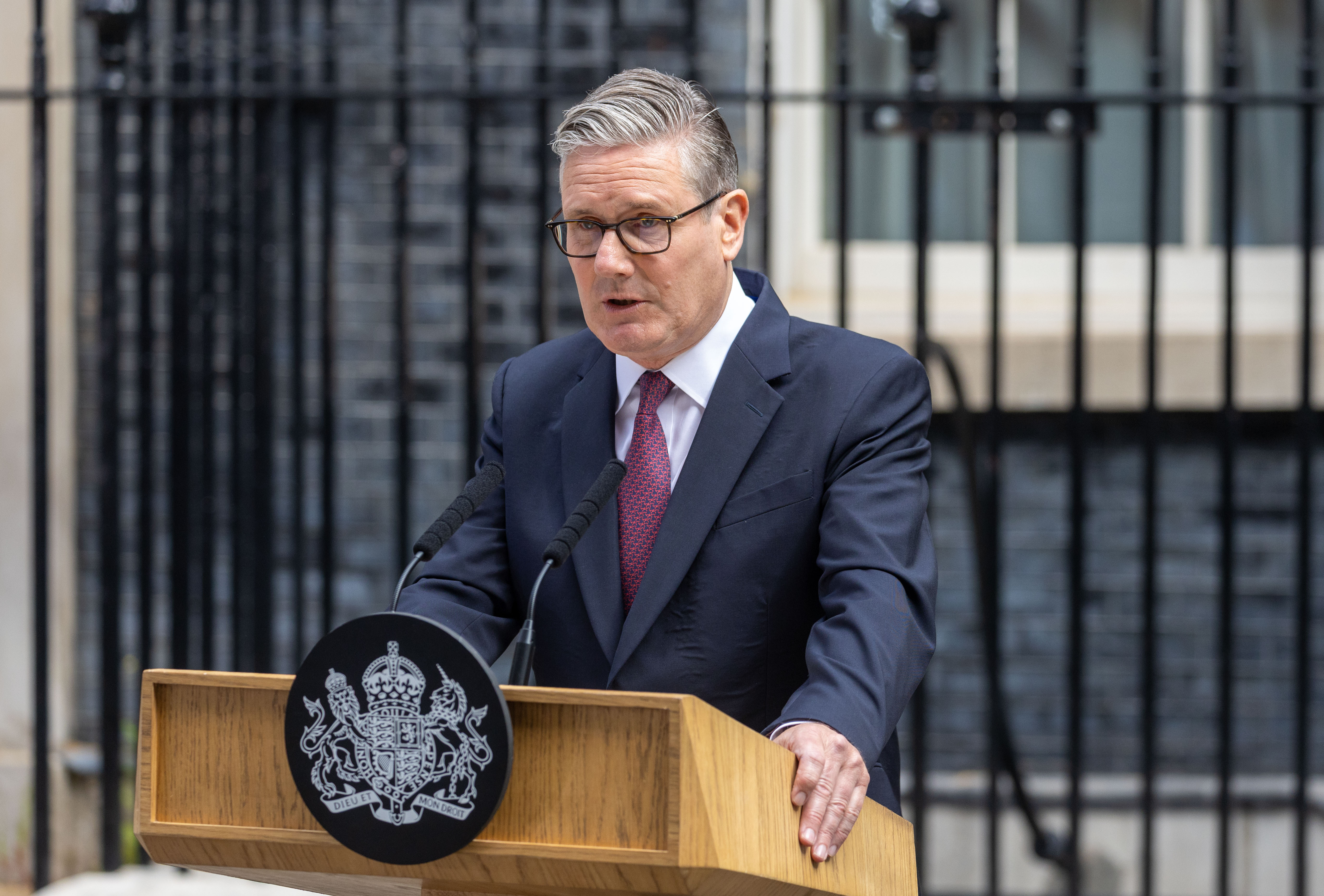 Keir Starmer pledged to ensure a smooth transition as he steps down as Prime Minister. Photo / Getty Images