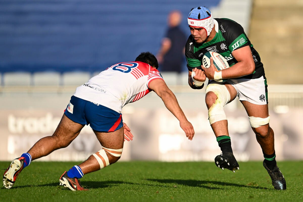 Anthony Amato of South Canterbury during the Horowhenua-Kāpiti vs South Canterbury Heartland Championship match. Photo NZR / Action Press