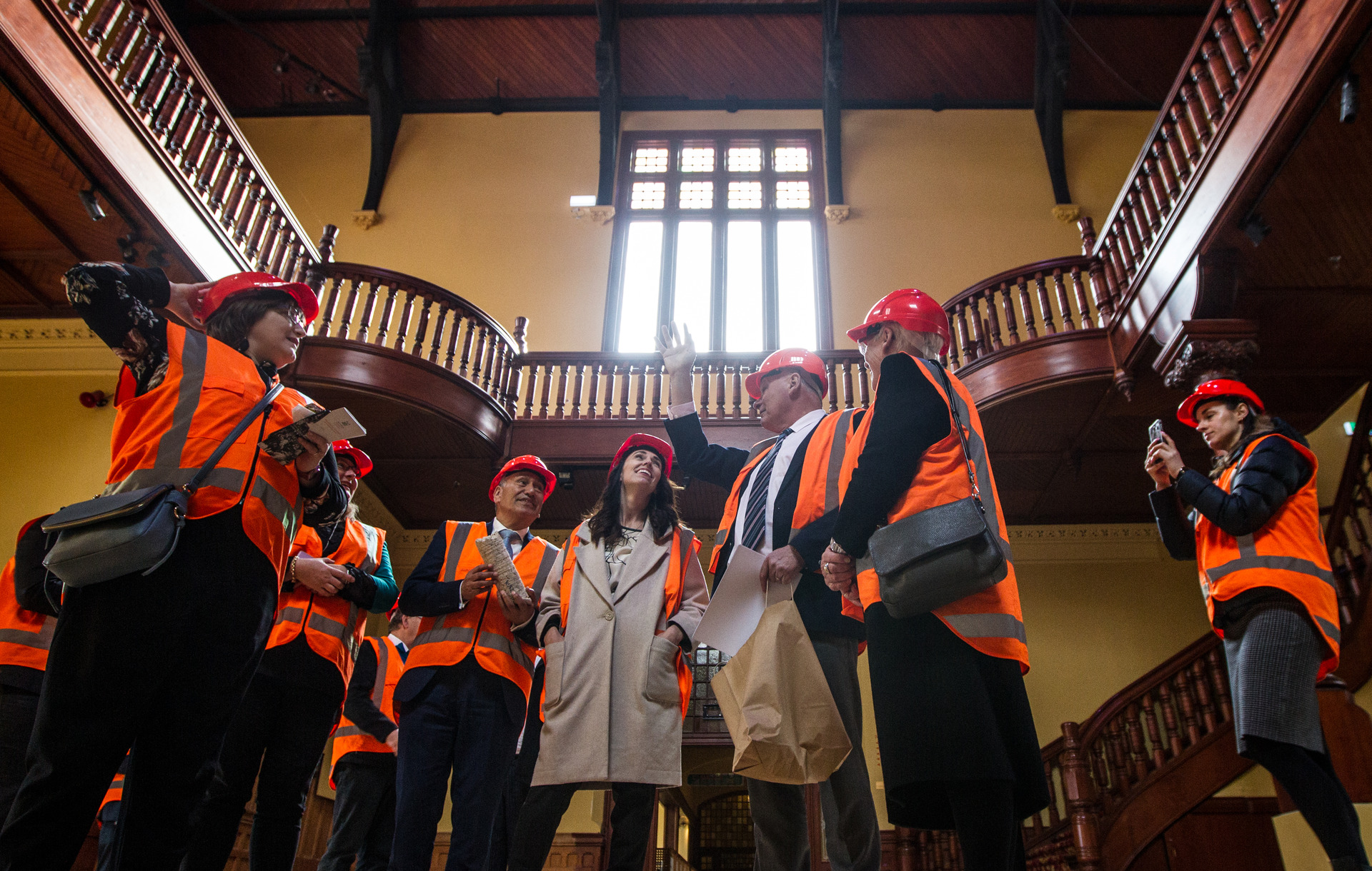 Jacinda Ardern visited the museum in 2019, and announced funding support for the project. Photo / Stephen Parker