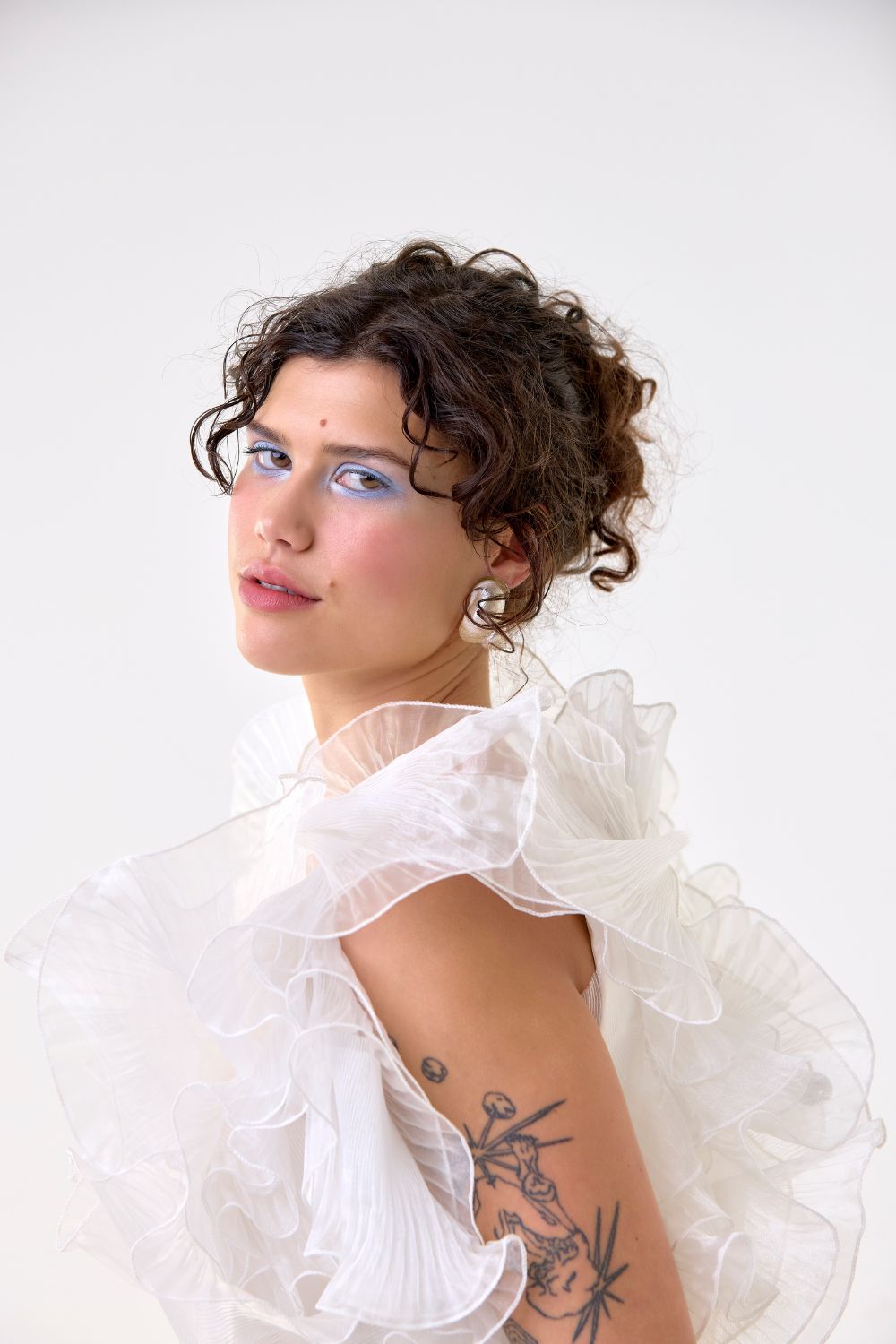 Ocean eyes: Blue eye makeup need not be intimidating, try these six looks to make it your own. Photo / Babiche Martens