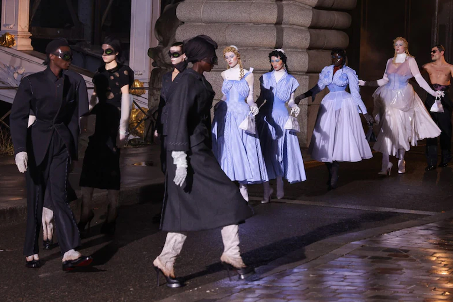 Galliano's recent couture show was met with much controversy. Photo / Getty Images