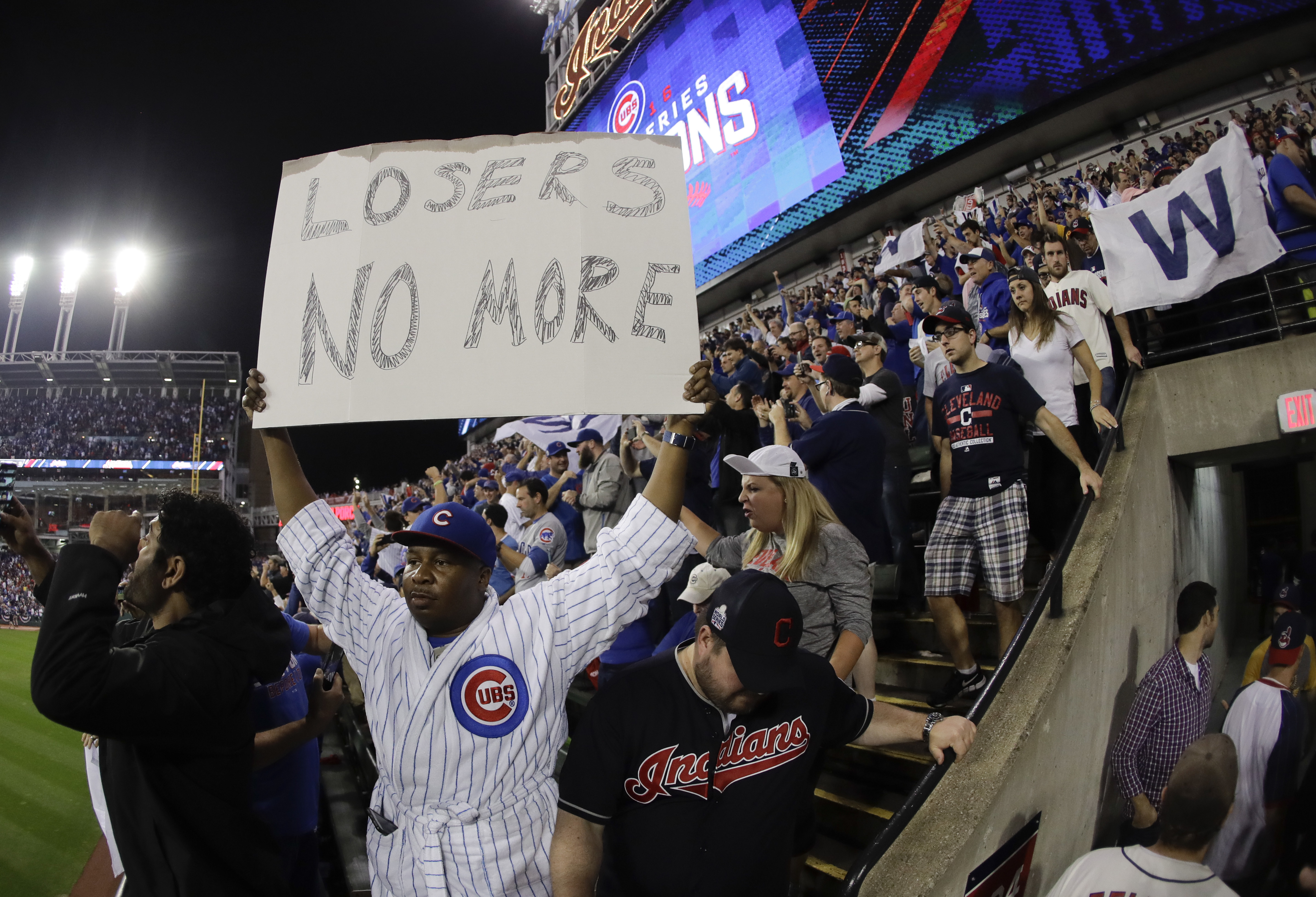 Lovable losers no more: The Cubs end 108-year drought by beating Cleveland,  8-7, to win World Series