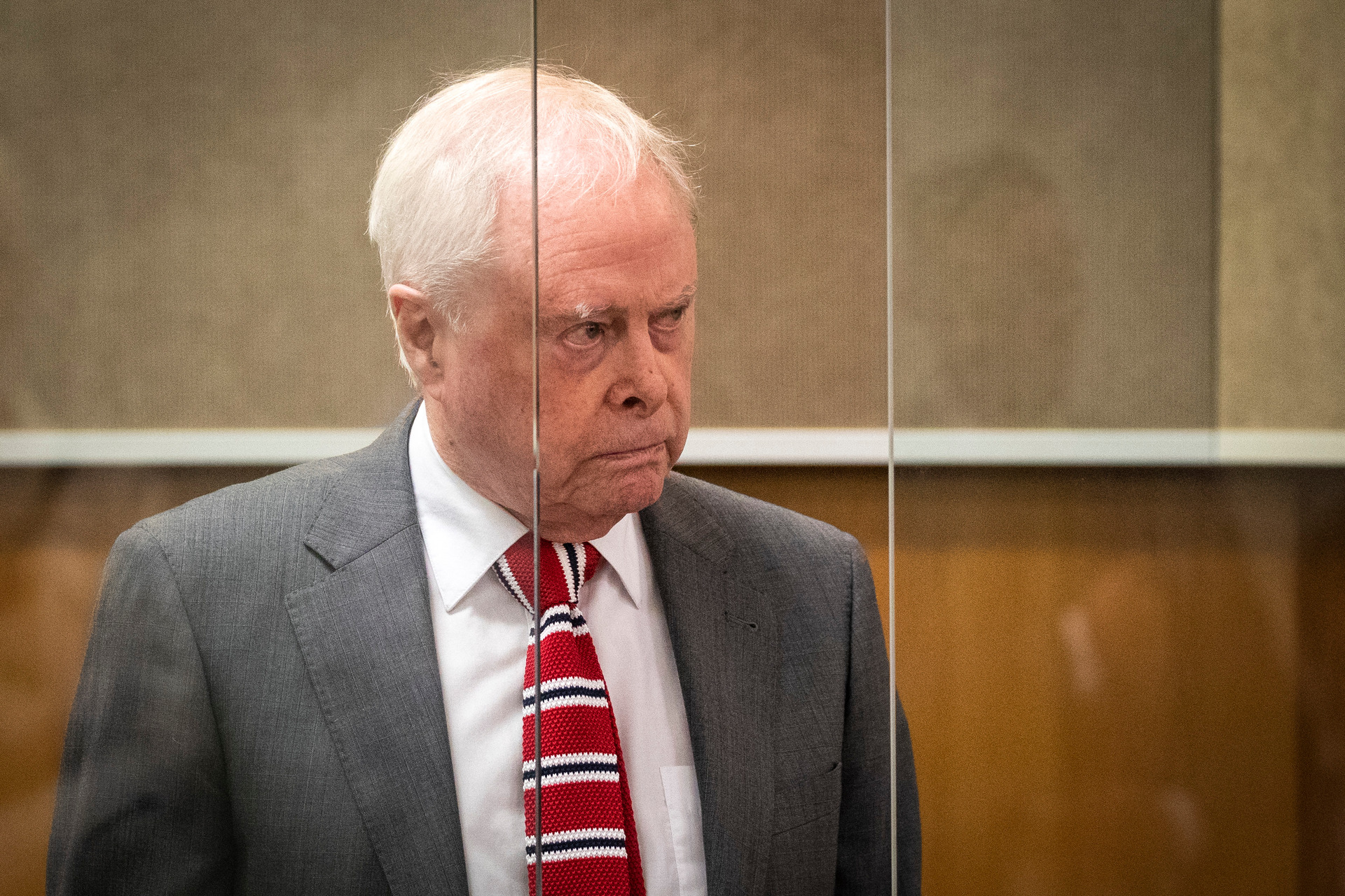 Sir James Wallace in court during his prosecution. Photo / Jason Oxenham