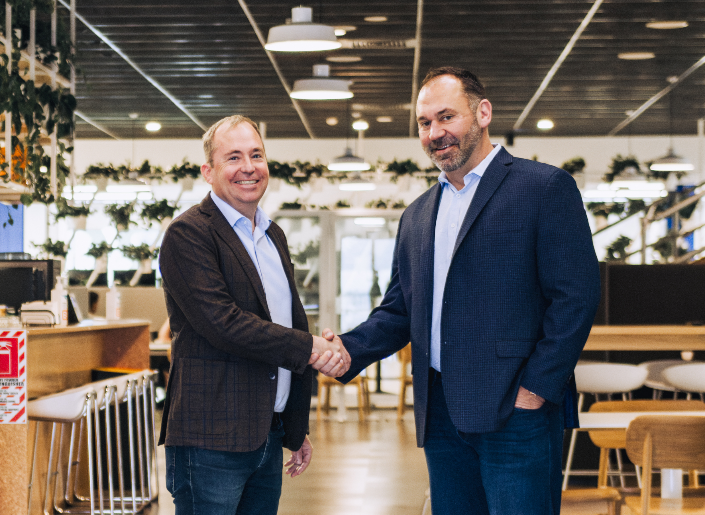 ERoad co-chief executives Mark Heine and David Kenneson.