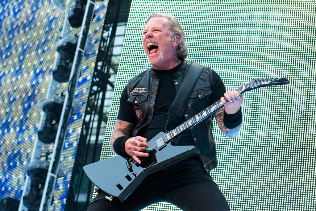 Metallica frontman James Hetfield has re-entered a treatment programme to work on his addiction recovery. Photo / Getty Images