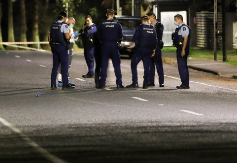 A person suffered a gunshot injury and died at the scene. Photo / Hayden Woodward