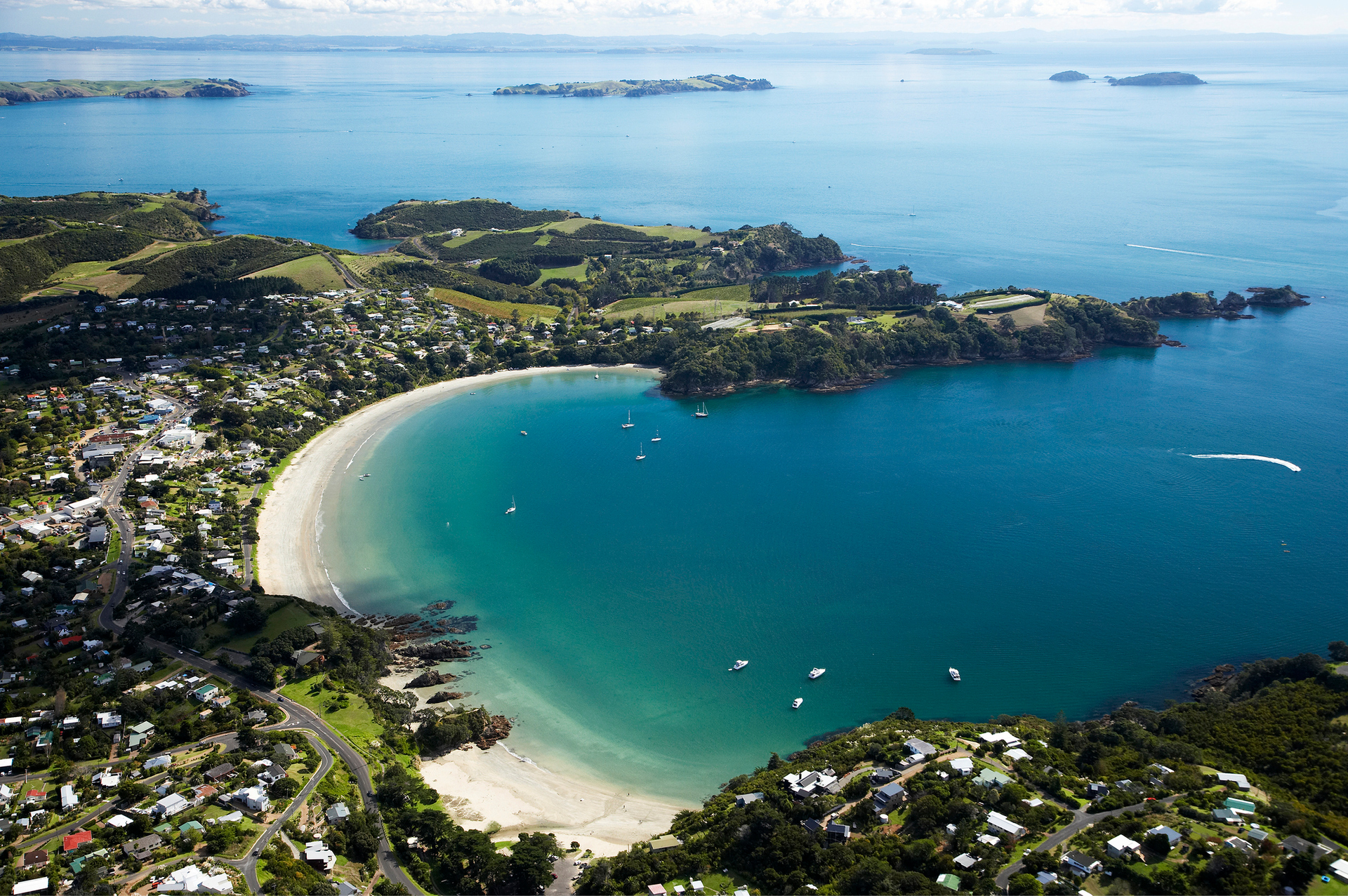 Oneroa on Waiheke Island. 