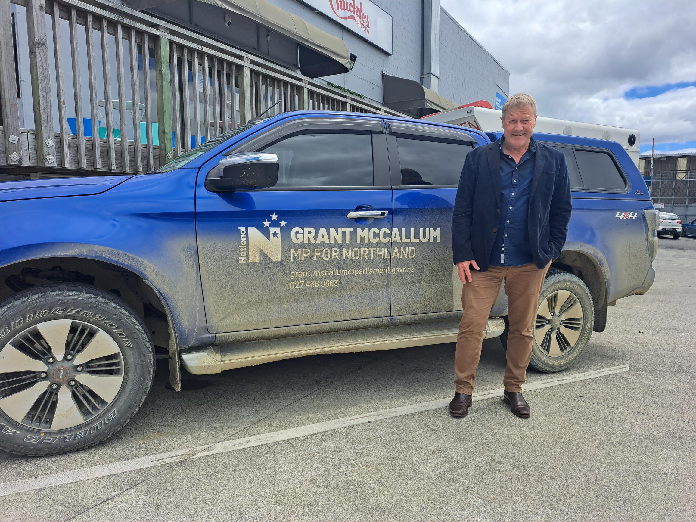 Northland MP Grant McCallum has clocked up plenty of kilometres driving around the region over the last year. Photo / Jenny Ling