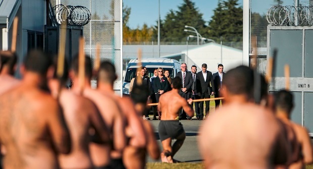 Minister Kelvin Davis at Hawke's Bay Prison. Photo / Paul Taylor / Hawke's Bay Today