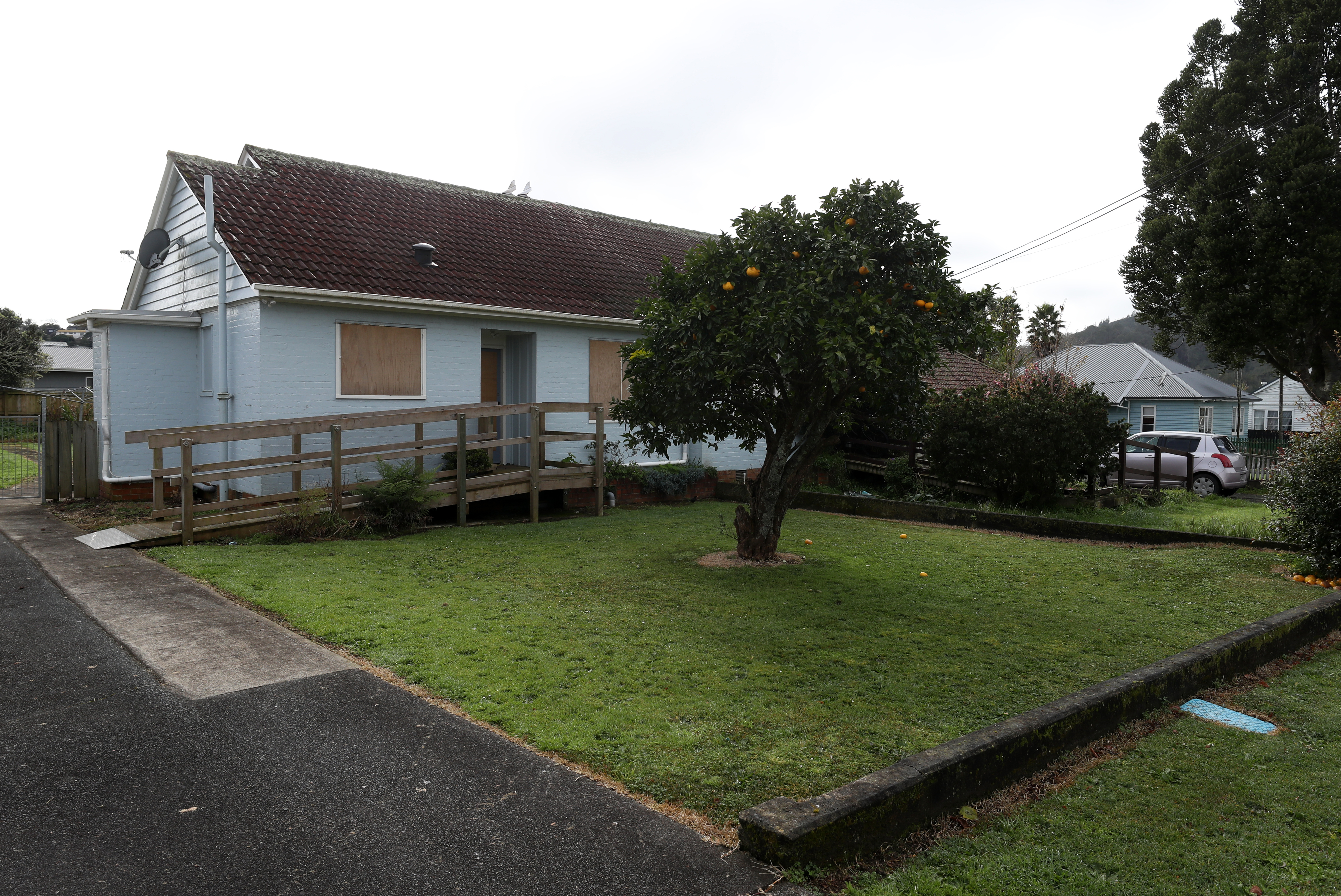Plans for this Churchill St property include six new two-storey, two-bedroom terraced/duplex homes. Photo / NZME