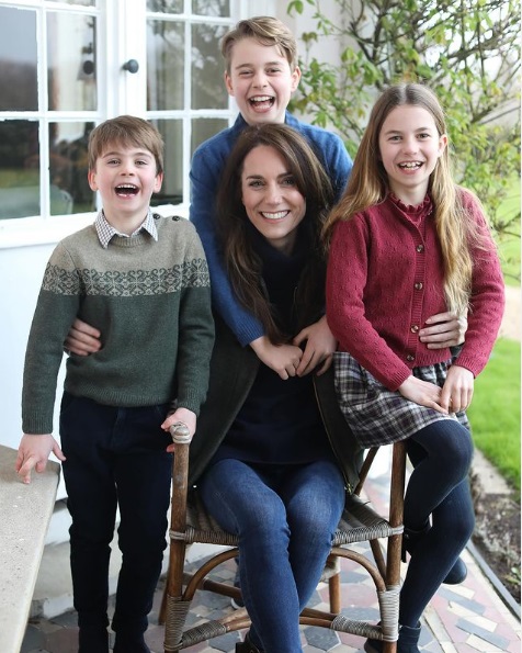 Princess of Wales: First official picture of Kate since surgery released. A new photograph of the royal family was taken in Windsor, earlier this week, by the Prince of Wales. Photo / Instagram