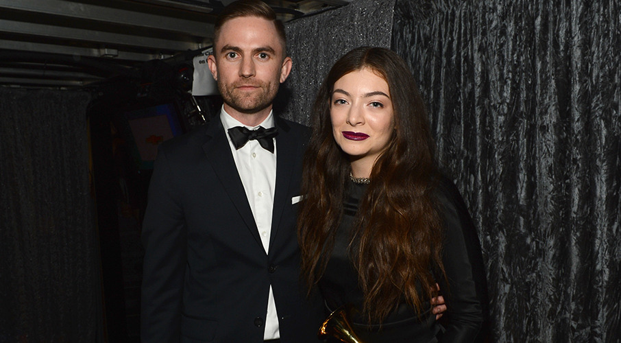 Joel Little and Lorde attend the 56th Grammy Awards in Los Angeles, California in 2014. Photo / Getty Images