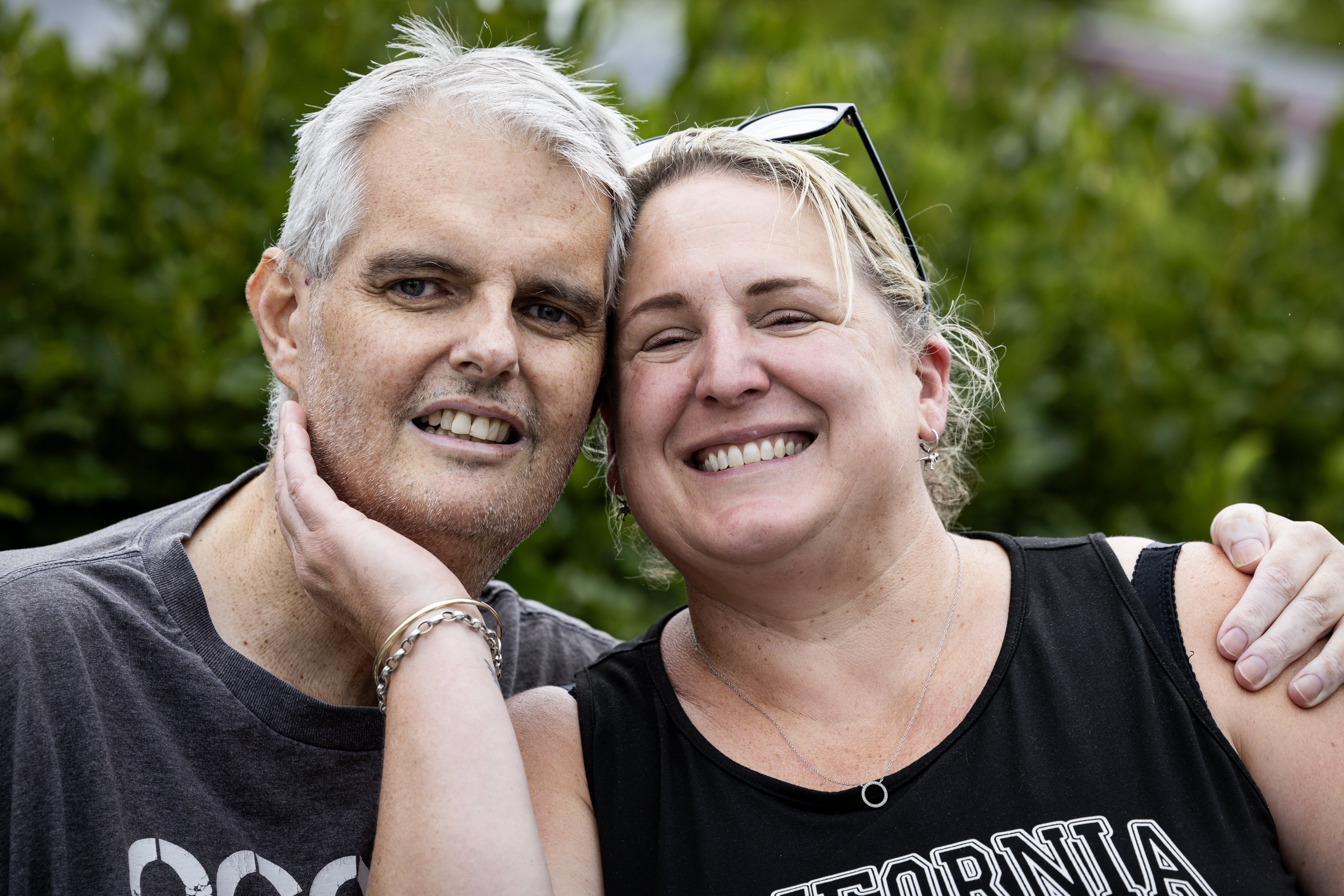 Simon Clark and wife Libby Clark. The family are speaking out about his battle to raise awareness about the blood cancer myeloma and the dearth of funded drugs available in NZ. Photo / Jason Oxenham