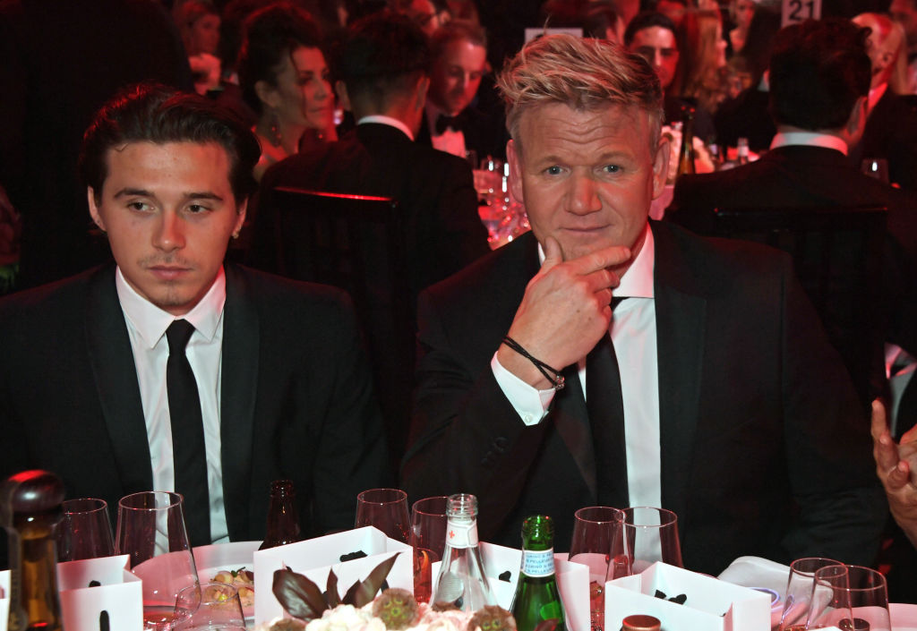 Gordon Ramsay hilariously photobombed at Brooklyn Beckham wedding