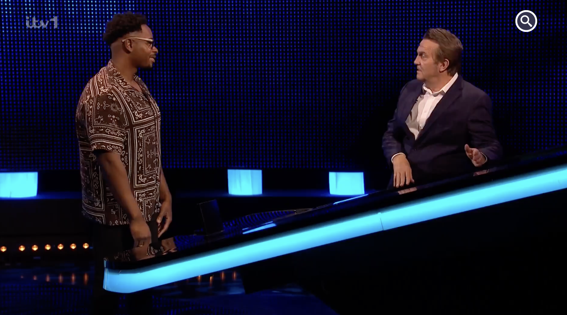 Bradley Walsh gave the contestant a warning following his slow pace. Photo / ITV