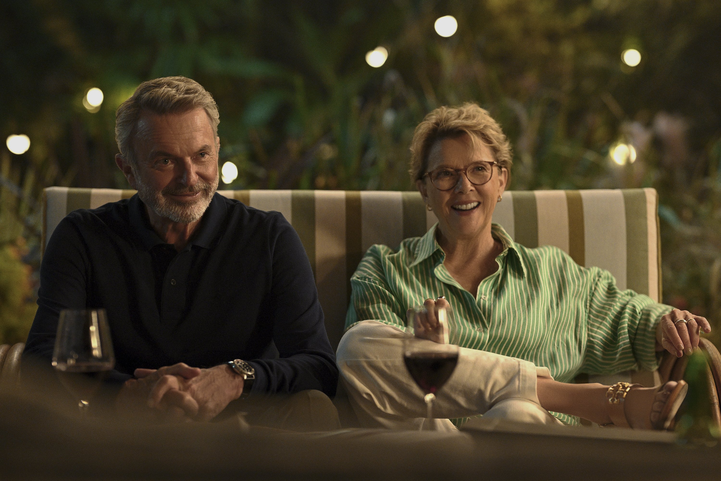 Nigel Neill and Annette Bening in 