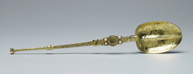 The Coronation Spoon. Photo / Royal Collection Trust
