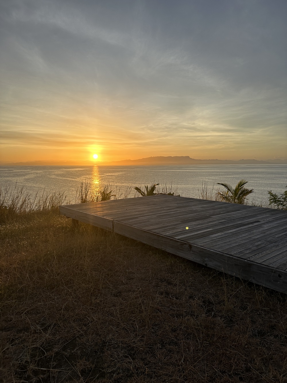 Sunrise on Mt Vomo is an experience to be shared with someone special. Photo / Dan Ahwa