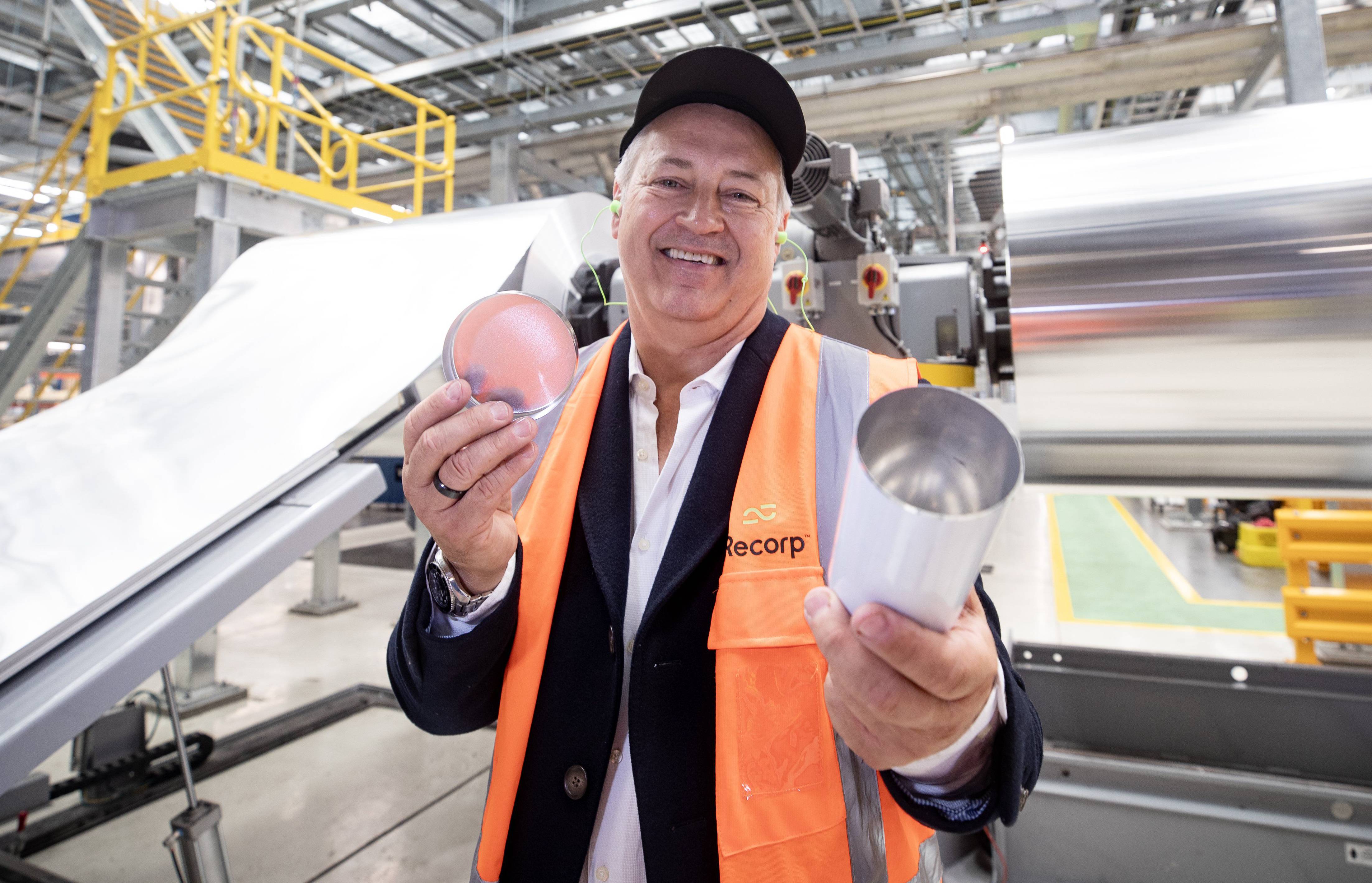 Bruce Parton, chief executive of aluminium canmaker Recorp. Photo / Dean Purcell