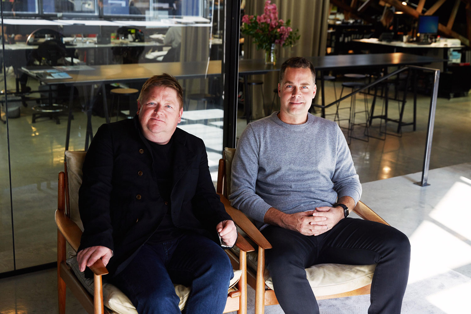 Jeff Fearon (left) and Tim Hay. Photo / Rebecca Zephyr Thoma