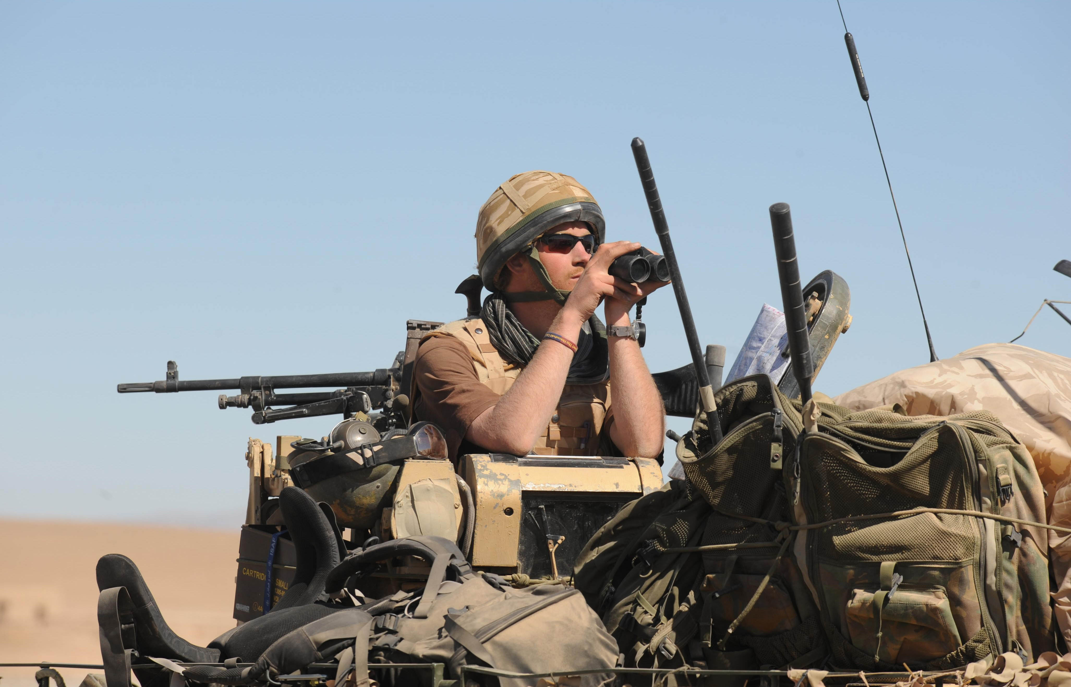 Harry was withdrawn from the war early after an embargo agreement was broken by the foreign press. Photo / Getty Images