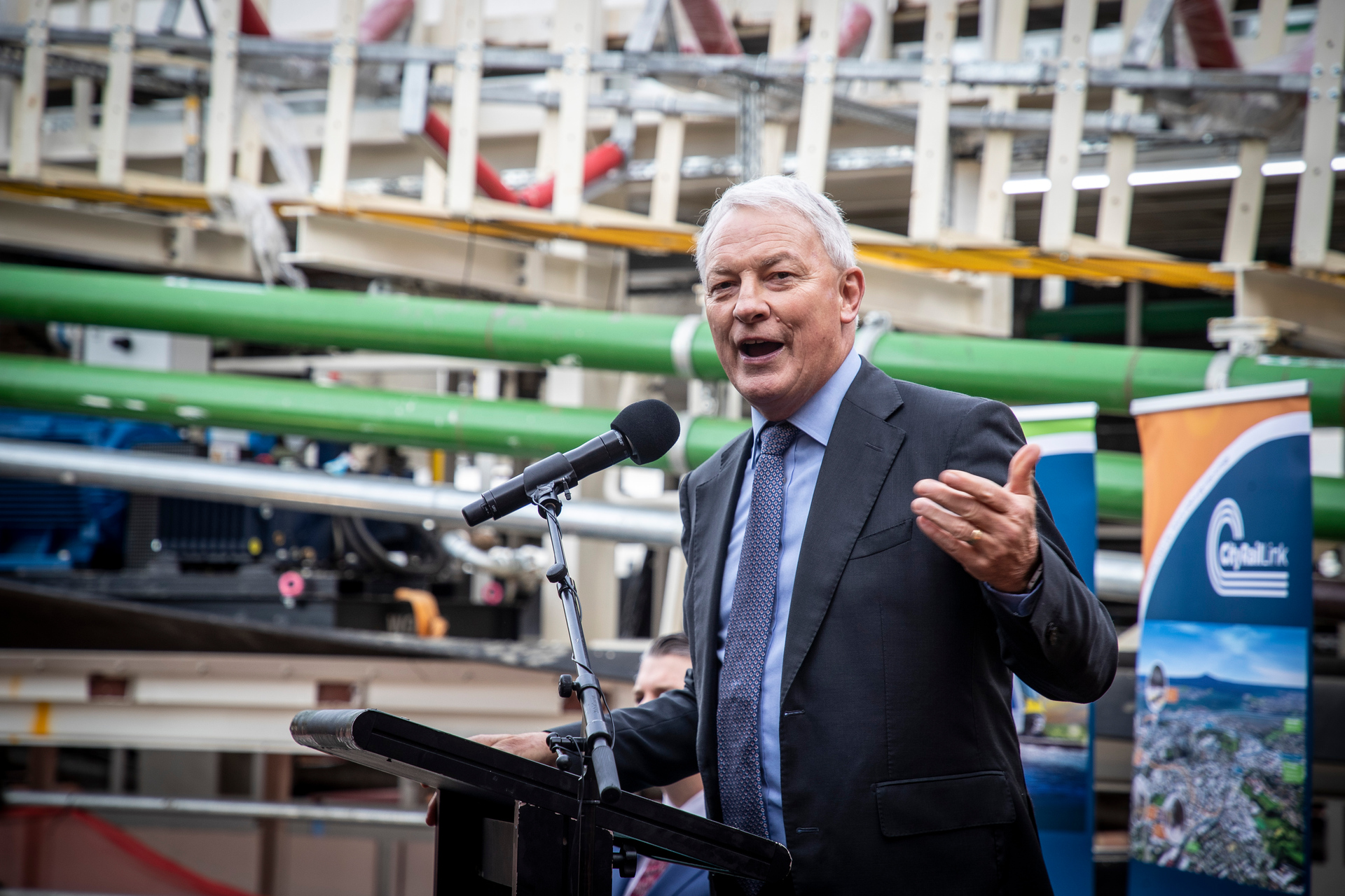 Phil Goff supports big roading projects but wants more sustainable, convenient alternatives. Photo / Michael Craig